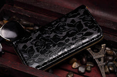 Floral Zipper Long Purse