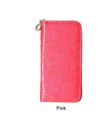 Floral Zipper Long Purse