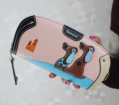 Cute Cartoon Leather Women Wallet