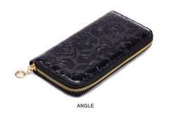 Floral Zipper Long Purse