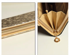 Stone Pattern PU Leather Purse
