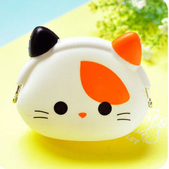 Lovely Kawaii Cartoon Jelly Silicone Coin Purse