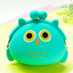 Lovely Kawaii Cartoon Jelly Silicone Coin Purse