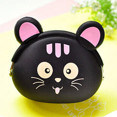 Lovely Kawaii Cartoon Jelly Silicone Coin Purse