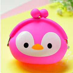Lovely Kawaii Cartoon Jelly Silicone Coin Purse