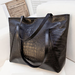 Black Casual Female Big Tote Bag