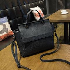 Vintage Trapeze Tote Women Leather Handbag