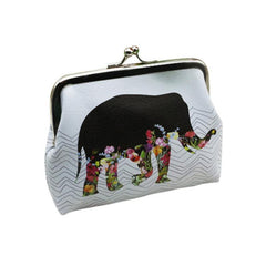 Women Owl Elephant Pattern Female Wallet