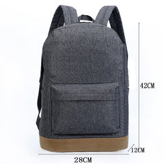 Canvas College School Student Backpack