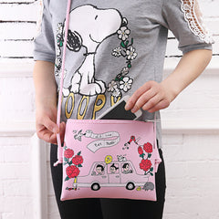 Cartoon Printed Women Graffiti Handbag