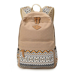 Korean Canvas Printing Backpack