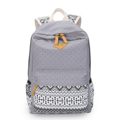 Korean Canvas Printing Backpack