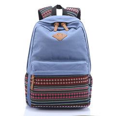 Korean Canvas Printing Backpack