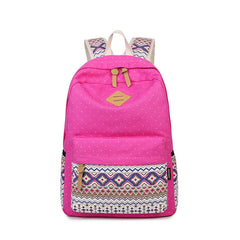 Korean Canvas Printing Backpack
