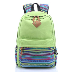 Korean Canvas Printing Backpack