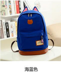 Vintage Women Canvas Backpack