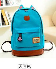 Vintage Women Canvas Backpack