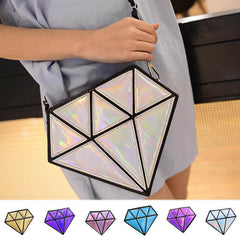 3D Women Shoulder Bag Diamond Shape
