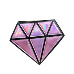 3D Women Shoulder Bag Diamond Shape