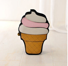 Women Ice cream Cupcake Mini Bag