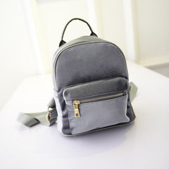Women Velvet Backpack