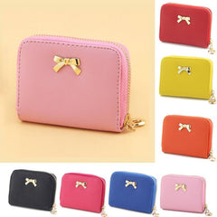 Bowknot Zipper Coin Purse
