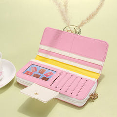 Multi-card Position Two Fold Wallet