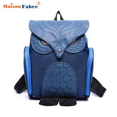 Cool PU Leather Owl Backpack