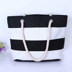 Stripes Printing Handbag