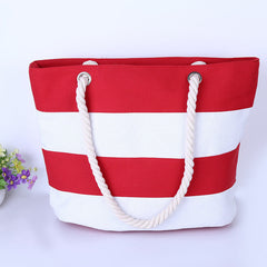 Stripes Printing Handbag