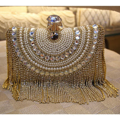 Luxury Diamond Beaded Cluthes