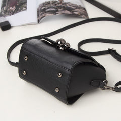 Women Bag Gourd Lock Button Portable