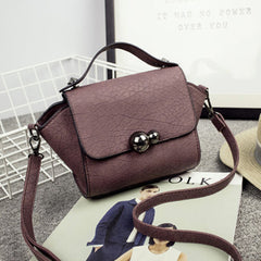 Women Bag Gourd Lock Button Portable