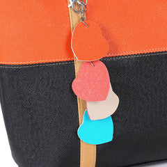 Sweet Blend Candy Color Women Leather Handbag