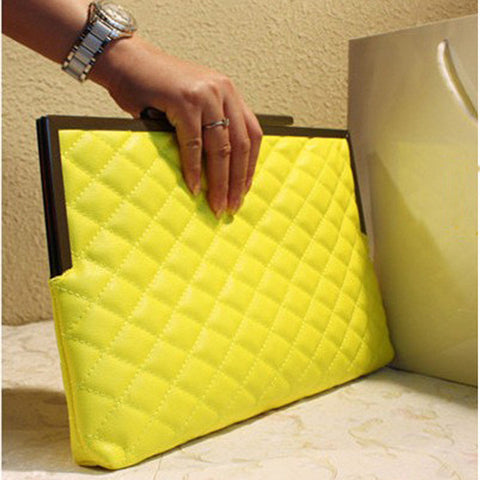 Luxury Casual PU Leather Women Clutch