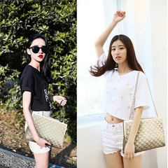Luxury Casual PU Leather Women Clutch