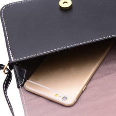 Women Small PU Leather Messenger Bag