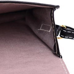 Women Small PU Leather Messenger Bag