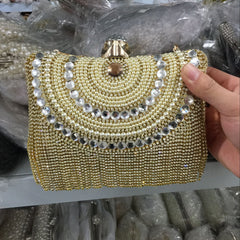 Luxury Diamond Beaded Cluthes