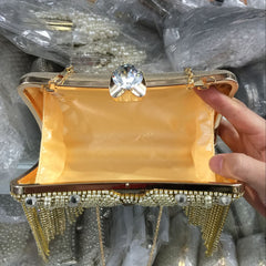 Luxury Diamond Beaded Cluthes