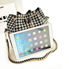 Bohemia Canvas Drawstring Bucket Bag