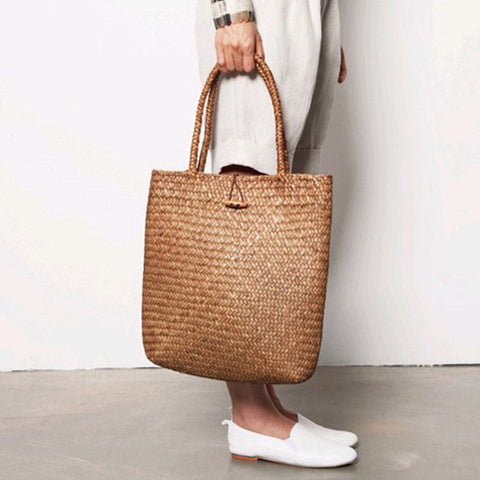 Handmade Woven Tote Handbag