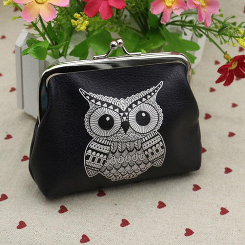 Women Owl Elephant Pattern Female Wallet