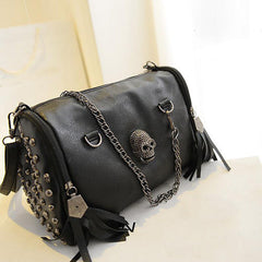 Tassel Skull Chain Bag